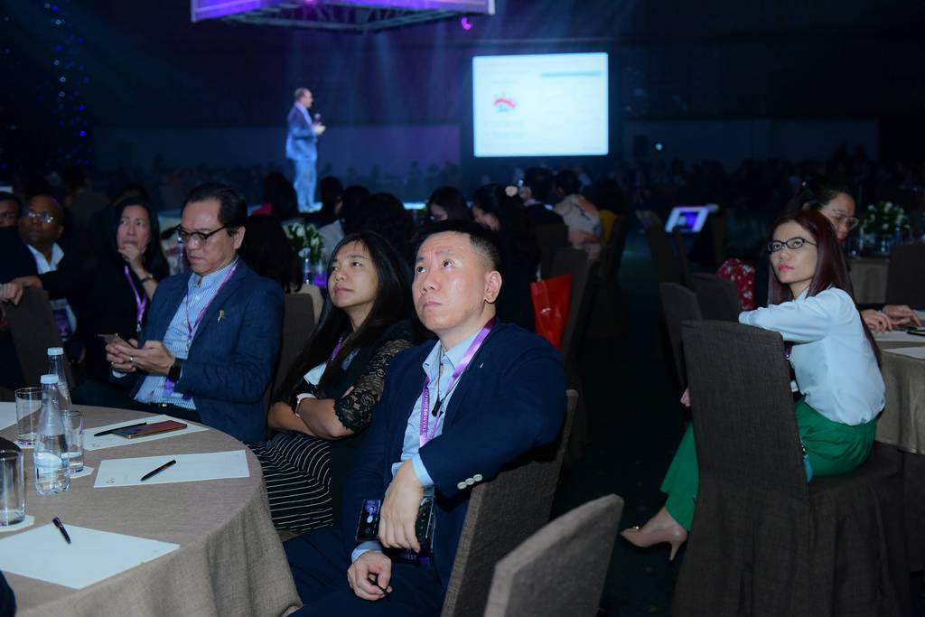 Attendees are listening to guest speakers