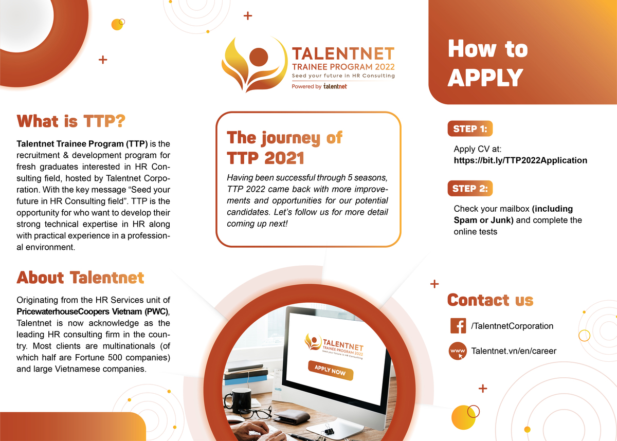 Talentnet Trainee Program 2022